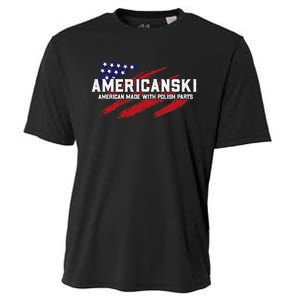 Americanski American Made With Polish Pride Cooling Performance Crew T-Shirt