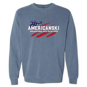 Americanski American Made With Polish Pride Garment-Dyed Sweatshirt