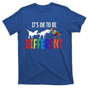 Autism Awareness Month Trex Puzzle Dino Neurodiversity Gift T-Shirt