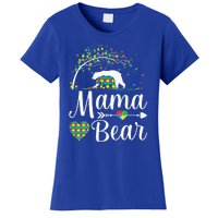 Autism Awareness Mama And Bear Support Autistic Autism Mom Women's T-Shirt