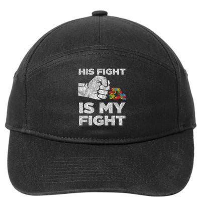 Autism Awareness Mom Dad Parents Autistic Kids Awareness 7-Panel Snapback Hat