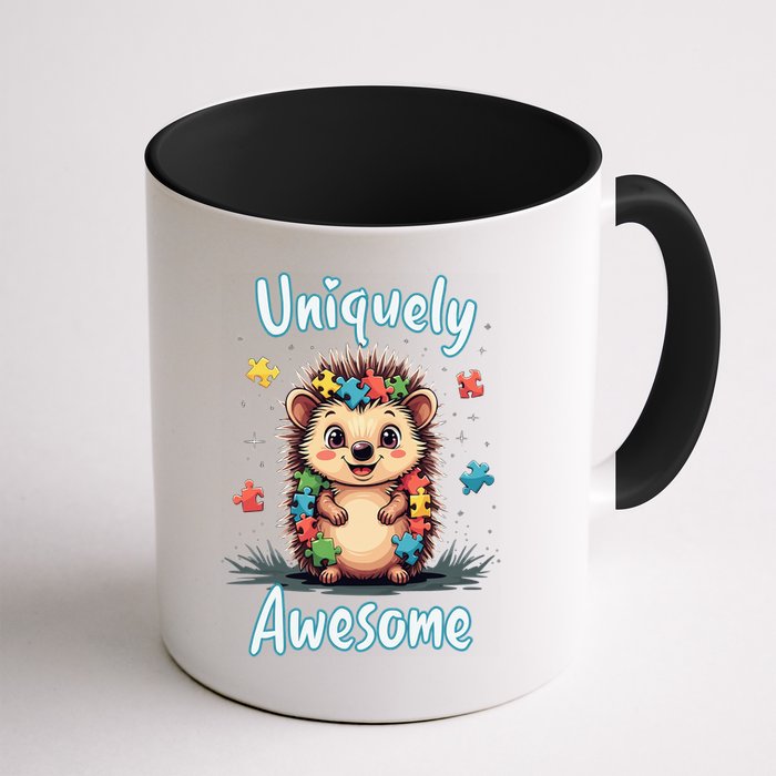 Autism Awareness Month Hedgehog Acceptance Neurodiversity Mug