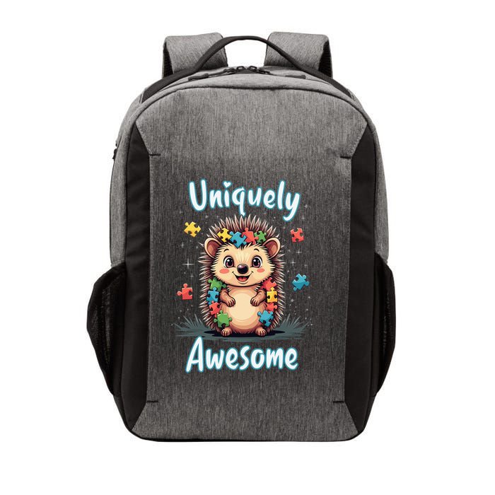 Autism Awareness Month Hedgehog Acceptance Neurodiversity Vector Backpack