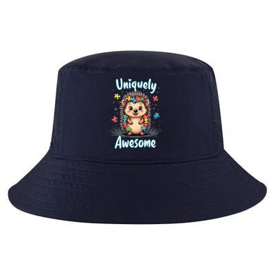 Autism Awareness Month Hedgehog Acceptance Neurodiversity Cool Comfort Performance Bucket Hat
