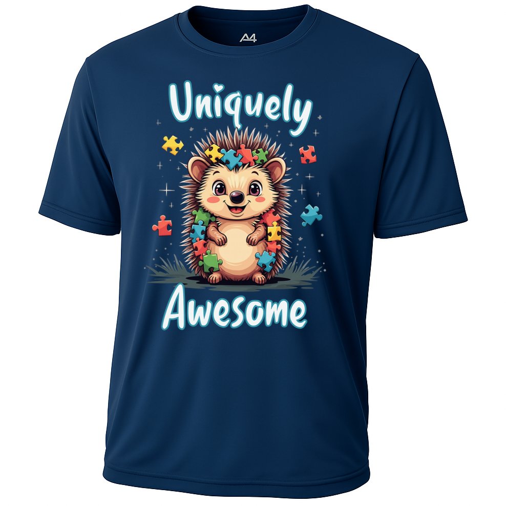 Autism Awareness Month Hedgehog Acceptance Neurodiversity Performance Shirt