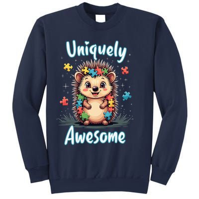 Autism Awareness Month Hedgehog Acceptance Neurodiversity Sweatshirt