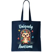 Autism Awareness Month Hedgehog Acceptance Neurodiversity Bag