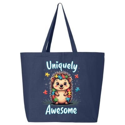 Autism Awareness Month Hedgehog Acceptance Neurodiversity 25L Jumbo Tote
