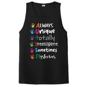 Autism Awareness Mom Autism Always Unique Intelligent PosiCharge Competitor Tank