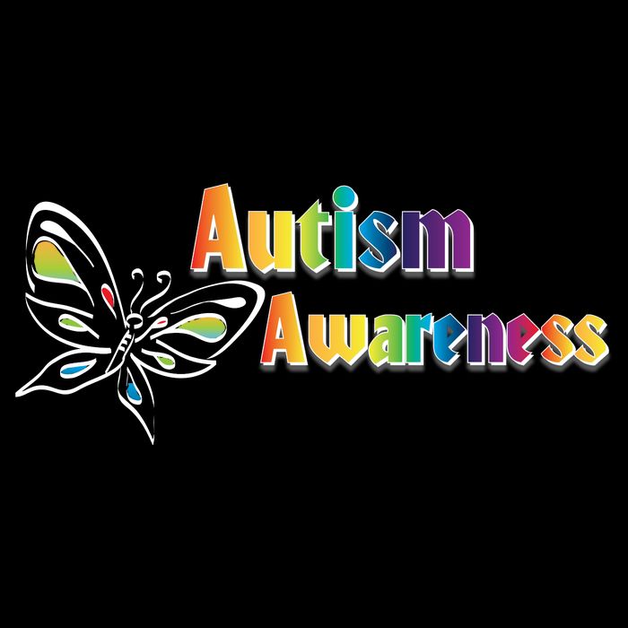 Autism Awareness Month Minimalist Butterfly 16 in Basic Backpack