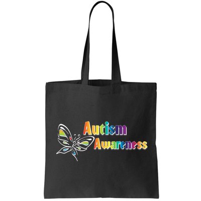 Autism Awareness Month Minimalist Butterfly Bag
