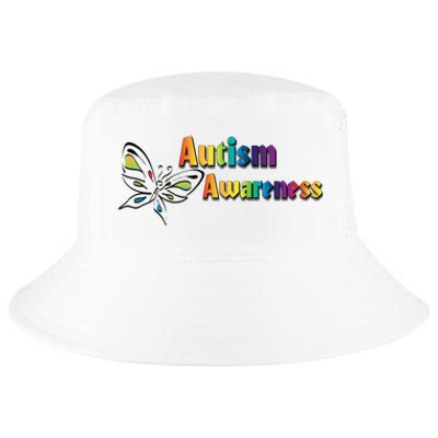 Autism Awareness Month Minimalist Butterfly Cool Comfort Performance Bucket Hat