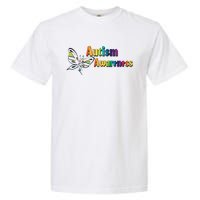 Autism Awareness Month Minimalist Butterfly Garment-Dyed Heavyweight T-Shirt