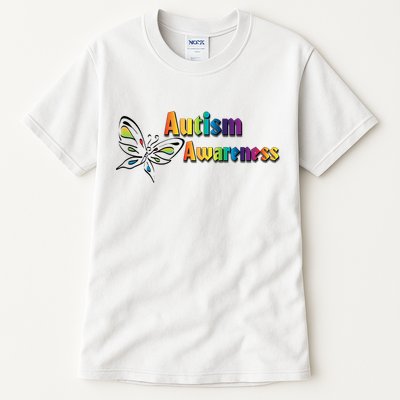 Autism Awareness Month Minimalist Butterfly Tall T-Shirt