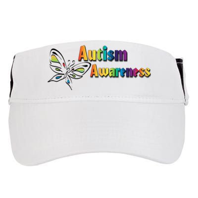 Autism Awareness Month Minimalist Butterfly Adult Drive Performance Visor