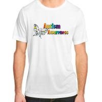 Autism Awareness Month Minimalist Butterfly Adult ChromaSoft Performance T-Shirt