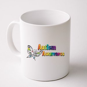 Autism Awareness Month Minimalist Butterfly Coffee Mug