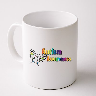 Autism Awareness Month Minimalist Butterfly Mug