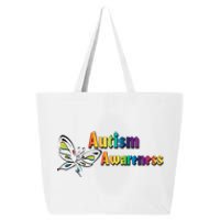 Autism Awareness Month Minimalist Butterfly 25L Jumbo Tote