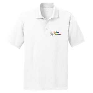 Autism Awareness Month Minimalist Butterfly PosiCharge RacerMesh Polo