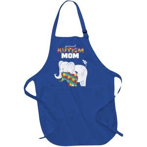 Autism Awareness Mom Proud Autistic Son Daughter Mama Mother Gift Full-Length Apron With Pockets