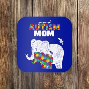 Autism Awareness Mom Proud Autistic Son Daughter Mama Mother Gift Coaster