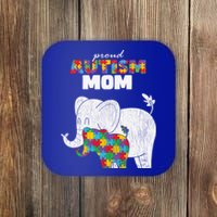 Autism Awareness Mom Proud Autistic Son Daughter Mama Mother Gift Coaster