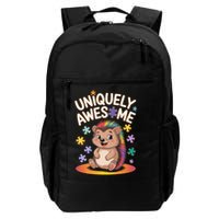 Autism Awareness Month Hedgehog Acceptance Neurodiversity Backpack