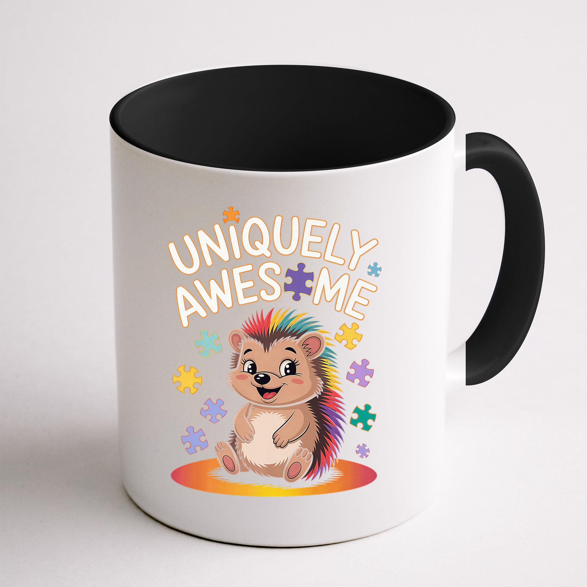 Autism Awareness Month Hedgehog Acceptance Neurodiversity Mug