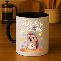 Autism Awareness Month Hedgehog Acceptance Neurodiversity Mug