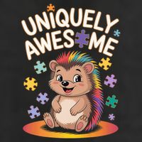 Autism Awareness Month Hedgehog Acceptance Neurodiversity 11oz C Handle Ceramic Mug