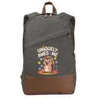 Autism Awareness Month Hedgehog Acceptance Neurodiversity Cotton Canvas Backpack