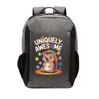 Autism Awareness Month Hedgehog Acceptance Neurodiversity Vector Backpack