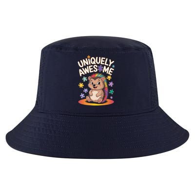 Autism Awareness Month Hedgehog Acceptance Neurodiversity Cool Comfort Performance Bucket Hat
