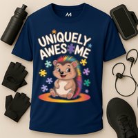 Autism Awareness Month Hedgehog Acceptance Neurodiversity Cooling Performance Crew T-Shirt