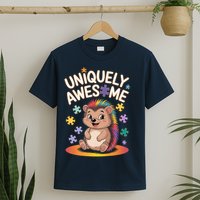 Autism Awareness Month Hedgehog Acceptance Neurodiversity T-Shirt