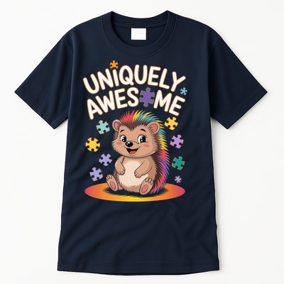 Autism Awareness Month Hedgehog Acceptance Neurodiversity Tall T-Shirt