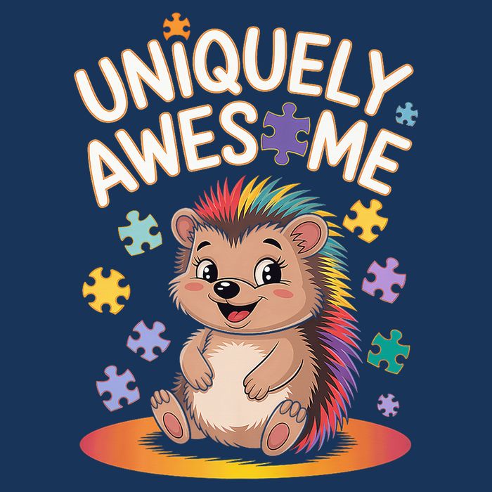 Autism Awareness Month Hedgehog Acceptance Neurodiversity Bucket Hat
