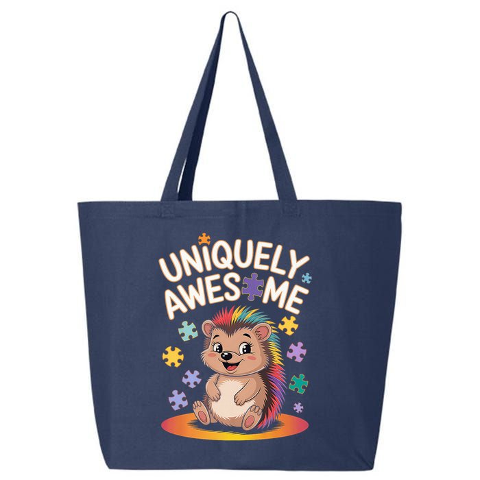 Autism Awareness Month Hedgehog Acceptance Neurodiversity 25L Jumbo Tote