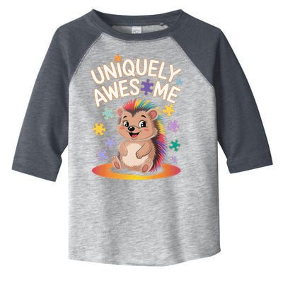 Autism Awareness Month Hedgehog Acceptance Neurodiversity Toddler Fine Jersey T-Shirt