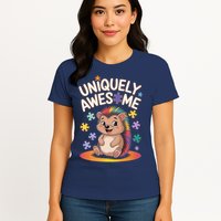 Autism Awareness Month Hedgehog Acceptance Neurodiversity Womens T-Shirt