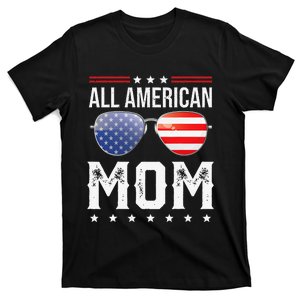 All American Mom Matching Family Fourth 4th of July American T-Shirt