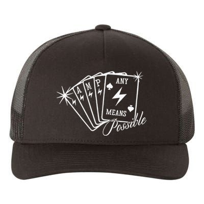 Amp Any Means Possible All In Yupoong Adult 5-Panel Trucker Hat