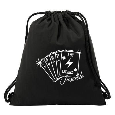 Amp Any Means Possible All In Drawstring Bag