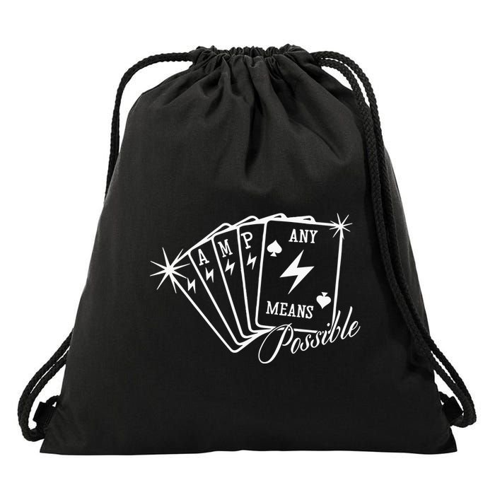 Amp Any Means Possible All In Drawstring Bag