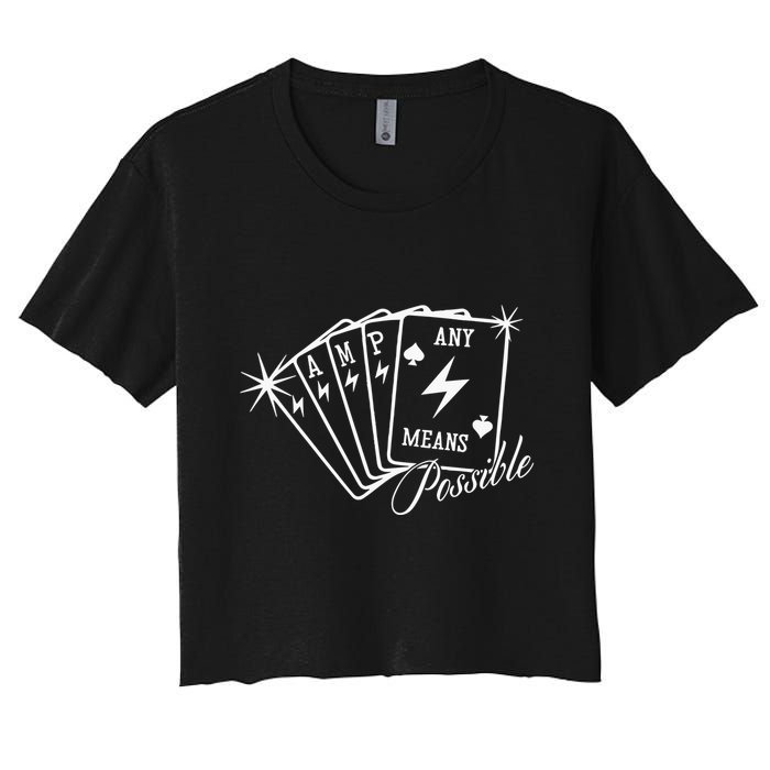 Amp Any Means Possible All In Crop Top