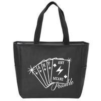 Amp Any Means Possible All In Zip Tote Bag