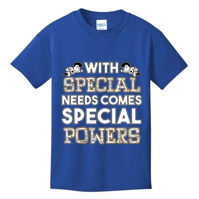 Autism Awareness Month With Special Needs Special Powers Gift Kids T-Shirt