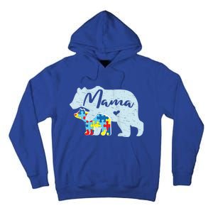 Autism Awareness Mama Bear Mom Meaningful Gift Tall Hoodie