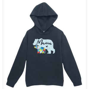 Autism Awareness Mama Bear Mom Meaningful Gift Urban Pullover Hoodie